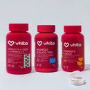 Kit 1‭ᵃ Compra: Ômega 3 em 1 + Magnésio Quelato Trio. Ganhe Ômega 3 em 1: Ômega 3 com Coenzima Q10 e Vitaminas D e E