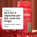 Ômega 3 em 1: Ômega 3 com Coenzima Q10 e Vitaminas D e E