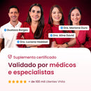 Magnésio Quelato Trio 350mg | Bisglicinato, Dimalato e Taurato com Vitamina B6 (60 Cápsulas)