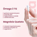 Ômega 3 TG + Magnésio Quelato + Vitamina D3 + K2 + Resveratrol