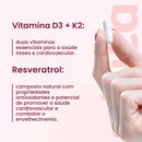 Ômega 3 TG + Magnésio Quelato + Vitamina D3 + K2 + Resveratrol