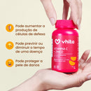 Vitamina C com Zinco em cápsulas de 1000mg - Zero Calorias